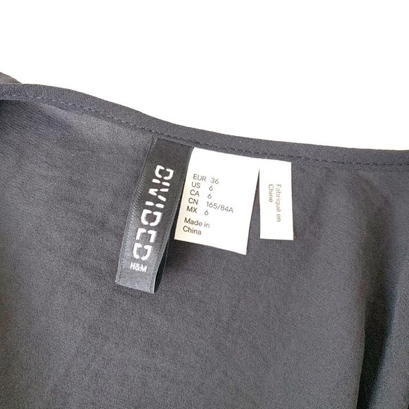 H&M | DIVIDED Black Bejewelled Fringe Top - Picture 5 of 6